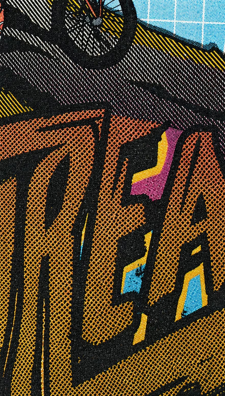 Simulated Process screen printing sample
