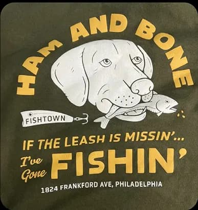 Ham & Bone screen-printed restaurant T-shirt