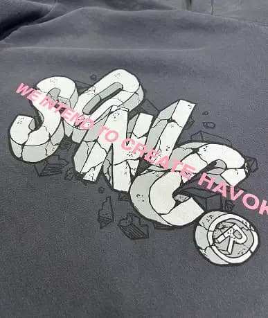 Sonic event merch printed tote bags