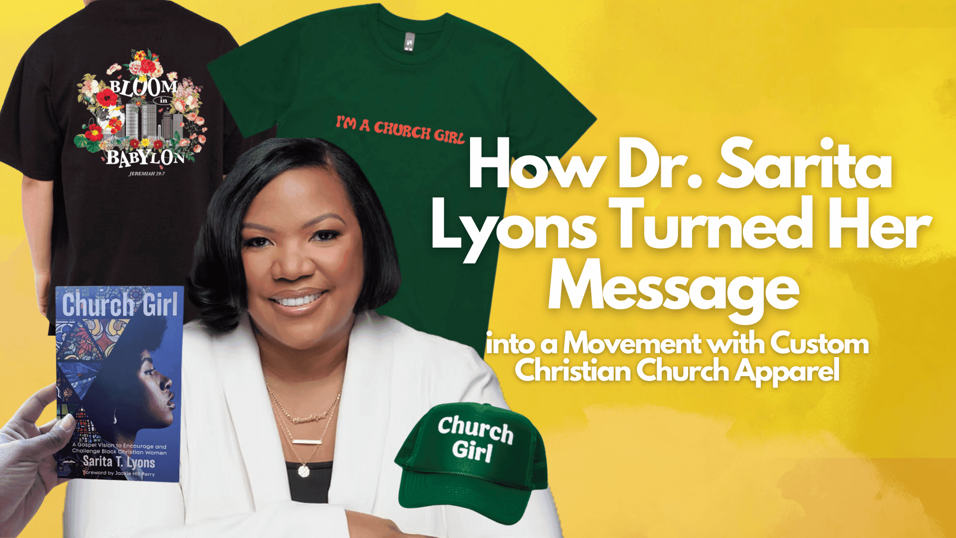 How Dr. Sarita Lyons Turned Her Message into a Movement with Custom Christian Church Apparel